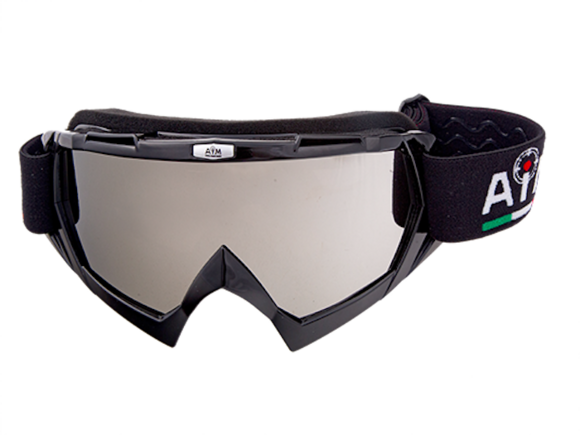 Очки кроссовые AiM 634-100 Black Glossy pitbikemarket.ru