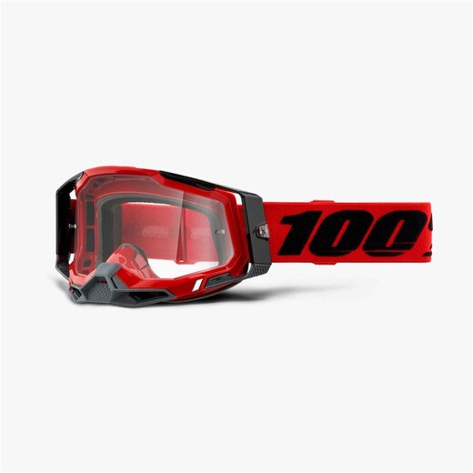 Очки 100% Racecraft 2 Goggle Red / Clear Lens (50121-101-03) pitbikemarket.ru