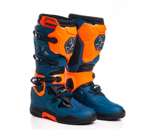 Мотоботы Scoyco MBM004 высокие оранжевые 42 pitbikemarket.ru