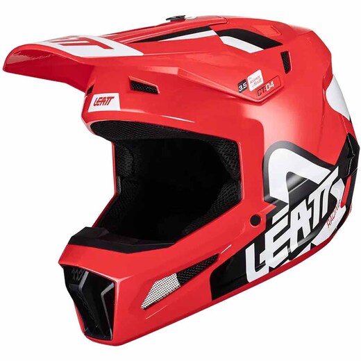 Мотошлем подростковый Leatt Moto 3.5 Junior Helmet (Red, M, 2024 (1024060680)) pitbikemarket.ru