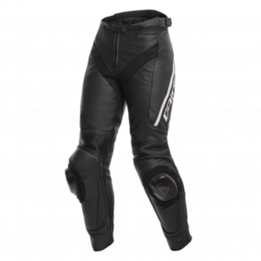 Брюки кож. DELTA 3 LADY BLACK/BLACK/WHITE 44 pitbikemarket.ru