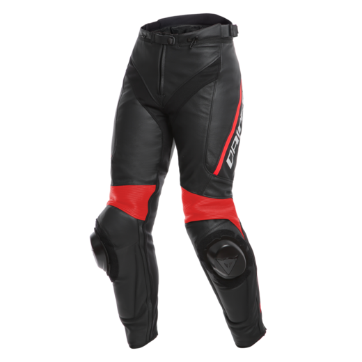 Брюки кож. DELTA 3 BLACK/WHITE/RED 44 pitbikemarket.ru