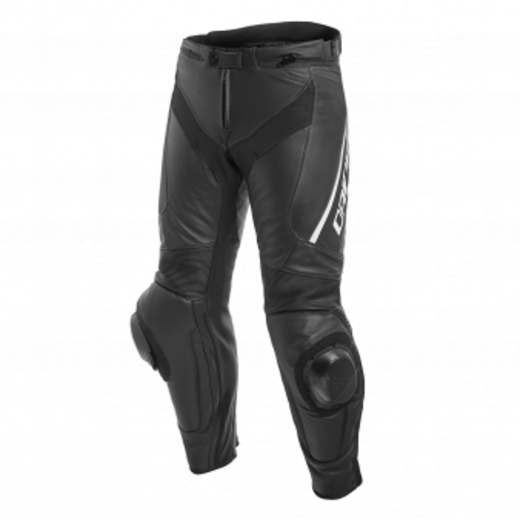 Брюки кож. DELTA 3 SHORT/TALL черные / черные / белые 98 pitbikemarket.ru