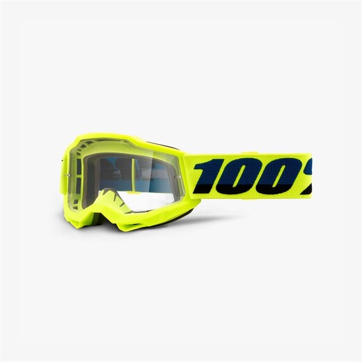 Очки подростковые 100% Accuri 2 Youth Goggle Fluo Yellow / Clear Lens (50321-101-04) pitbikemarket.ru