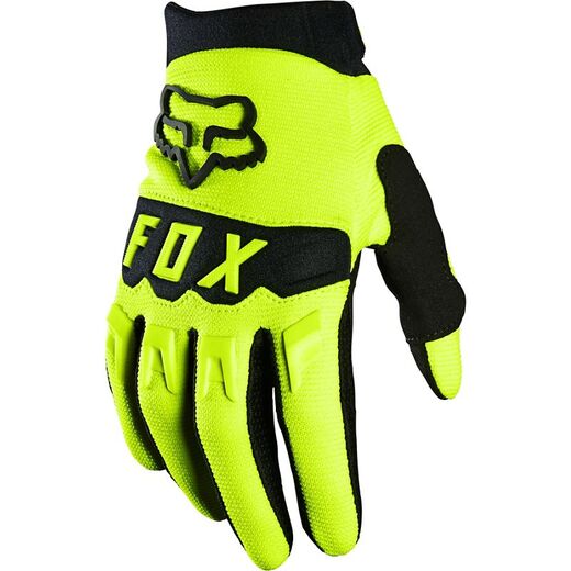 Мотоперчатки подростковые Fox Dirtpaw Youth Glove Flow Yellow, YM, 2021 (25868-130-YM) pitbikemarket.ru