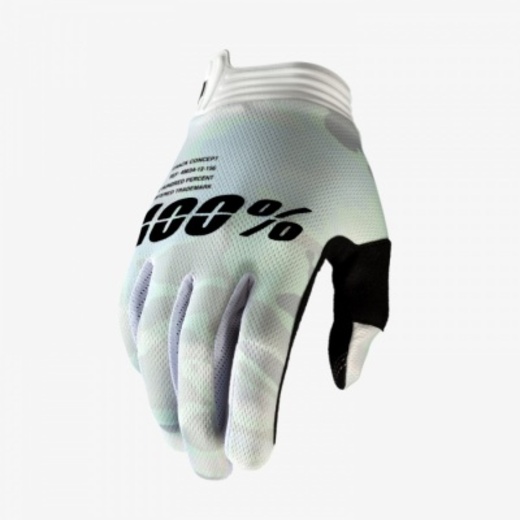 Мотоперчатки 100% ITrack Glove White Camo M (10015-085-11) pitbikemarket.ru