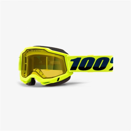 Очки 100% Accuri 2 Snowmobile Goggle Fluo Yellow /Yellow Vented Dual Lens (50223-608-04) pitbikemarket.ru