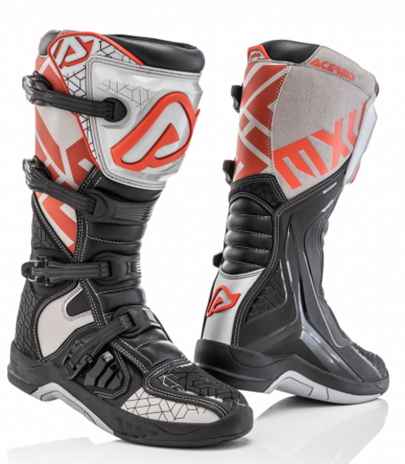 Мотоботы кроссовые Acerbis X-TEAM black/grey, р. 46 pitbikemarket.ru