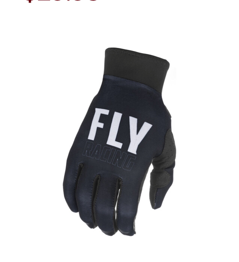 Перчатки FLY RACING PRO LITE черные/белые (2021)  8 pitbikemarket.ru