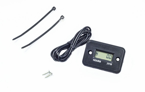 Счетчик моточасов (без тахометра) SM-PARTS  SMP-006 черный pitbikemarket.ru