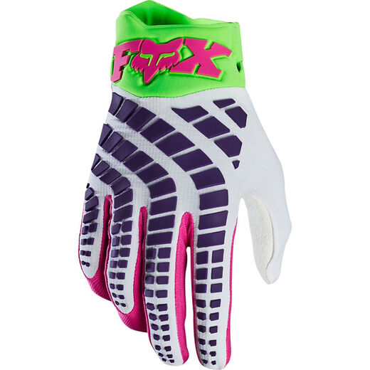 Перчатки Fox 360 Gloves pink/green/white XL pitbikemarket.ru