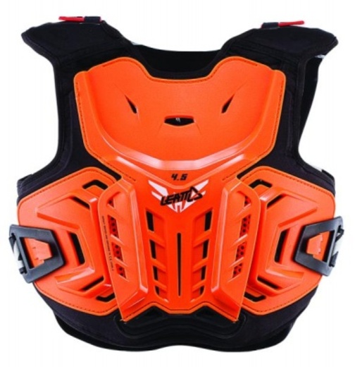 Защита панцирь подростковый Leatt Chest Protector 2.5 Junior оранжевая / черная S/M (134-146) (5017120140) pitbikemarket.ru