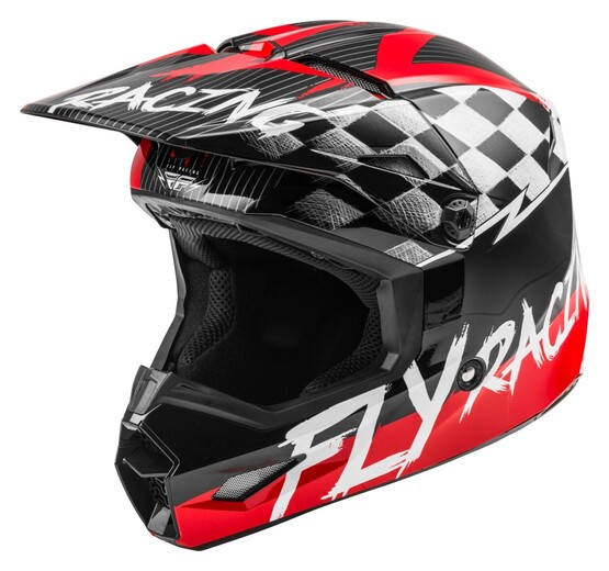 Шлем детский (кроссовый) FLY RACING KINETIC SKETCH ECE красный/черный/серый   YL pitbikemarket.ru