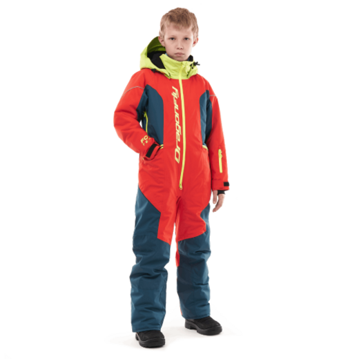 Dragonfly Зимний утепленный комбинезон GRAVITY for Teen Red - Dark Ocean 2024 (152-158) pitbikemarket.ru