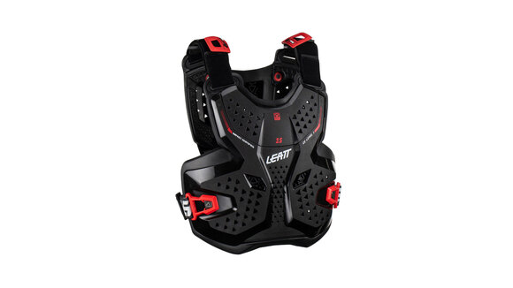 Защита панцирь подростковый Leatt Chest Protector 3.5 Junior (Black/Red, L/XL, 2025 (5023051000)) pitbikemarket.ru