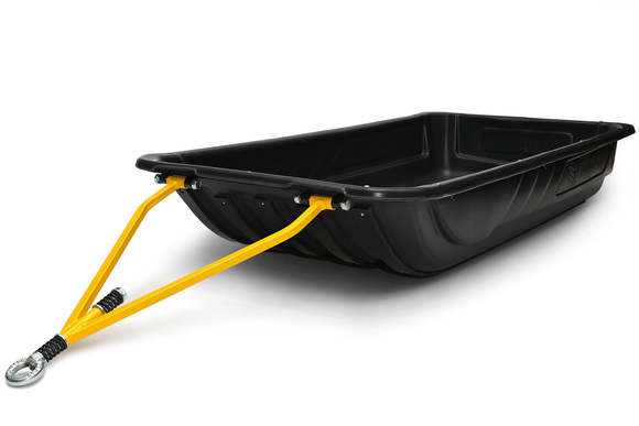 Сани волокуши с обвязкой и полозьями С-6 LUXE (1450x730x250) для снегохода, мотобуксировщика, рыбалки, охоты. Ширина дна 550. pitbikemarket.ru