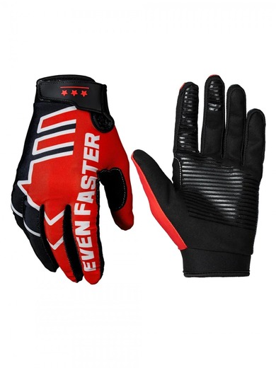 Перчатки для кросса Phoenix AIR ARROW Черный/Красный (L) pitbikemarket.ru