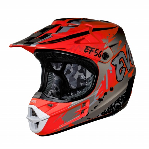 Шлем Base MX Красный/Серый матовый ABC (XL) pitbikemarket.ru