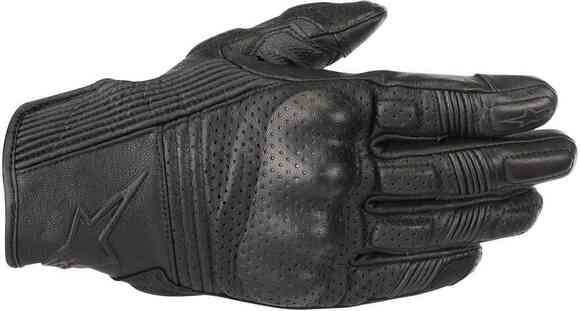 Мотоперчатки кожаные MUSTANG V2 GLOVES черный/черный, 1100, S pitbikemarket.ru
