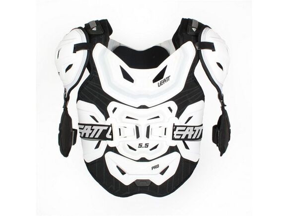 Защита панцирь Leatt Chest Protector 5.5 Pro Взрослый, OS, белый, 2020 (5014101112) pitbikemarket.ru