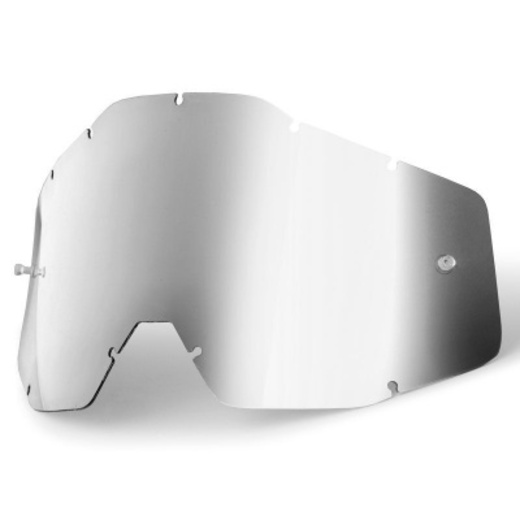 Линза 100% Racecraft/Accuri/Strata Anti-Fog Injected Silver Flash Mirror (51004-028-02) pitbikemarket.ru