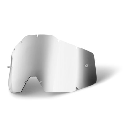 Линза 100% Racecraft/Accuri/Strata Anti-Fog Mirror Silver (51002-008-02) pitbikemarket.ru